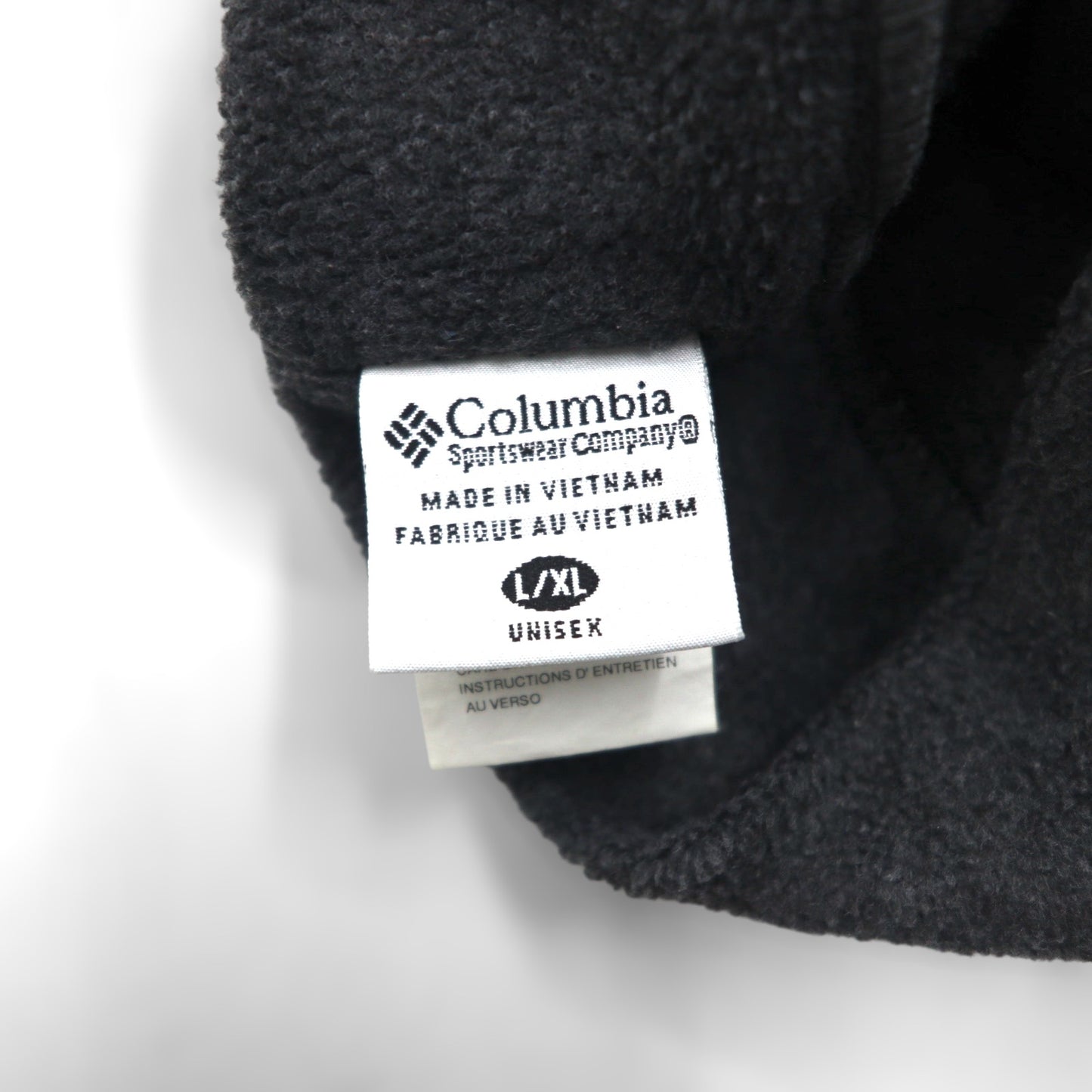 Columbia 90年代 フリース ビーニー ニット帽 グレー ポリエステル CU8205