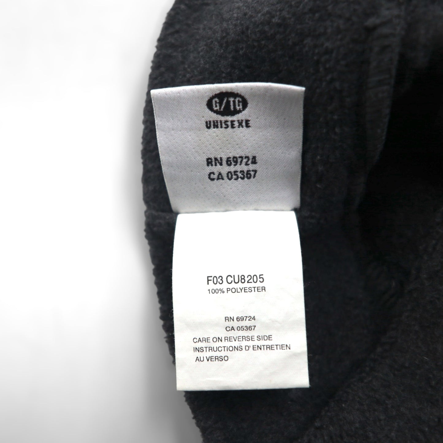 Columbia 90年代 フリース ビーニー ニット帽 グレー ポリエステル CU8205