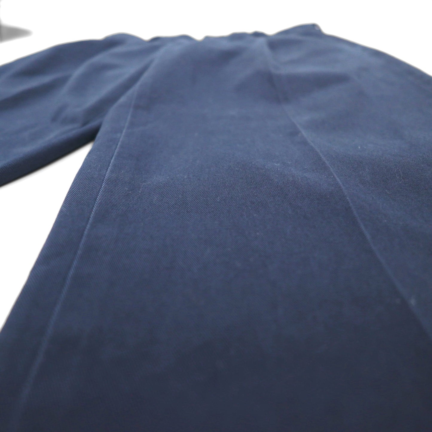 Brooks Brothers ADVANTAGE CHINO ELLIOT 2-Puck Wide Leg Chino Pants, Size M, Navy, Cotton