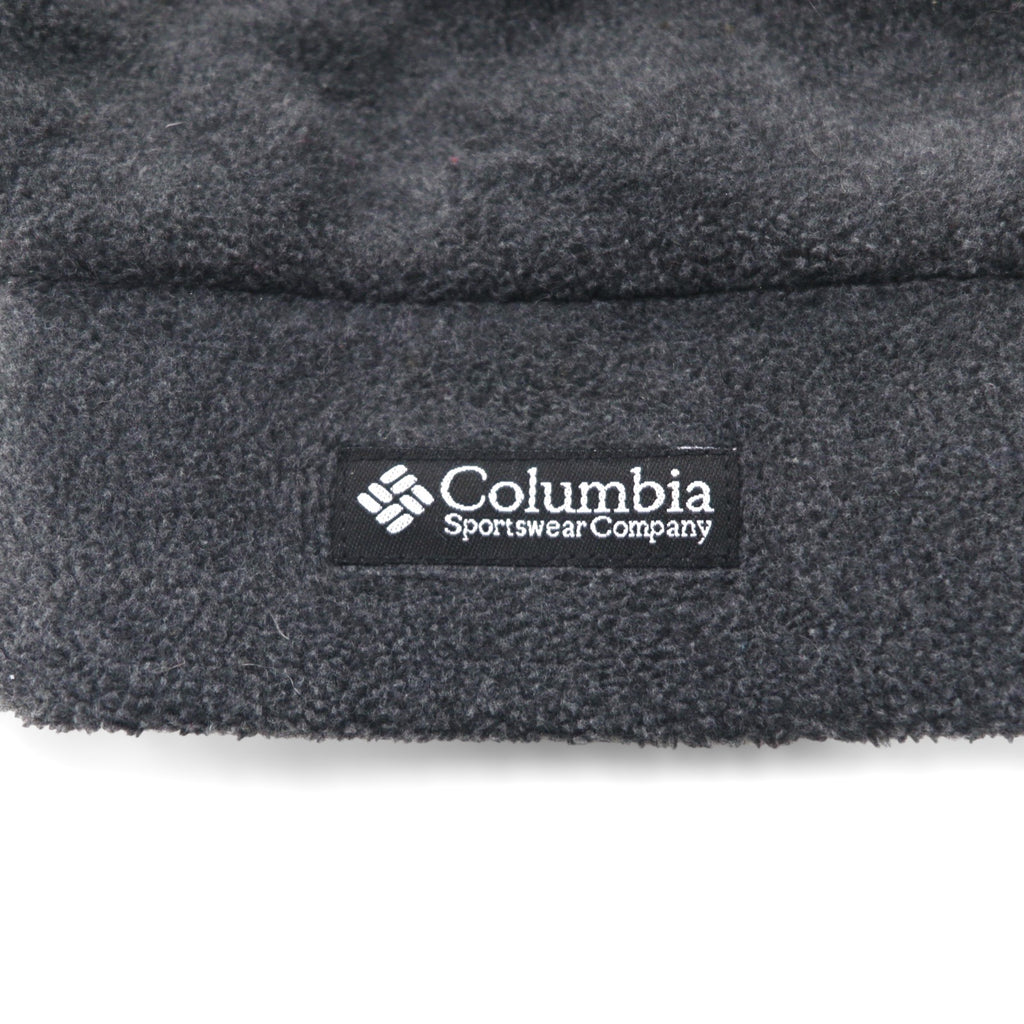 Columbia 90年代 フリース ビーニー ニット帽 グレー ポリエステル CU8205