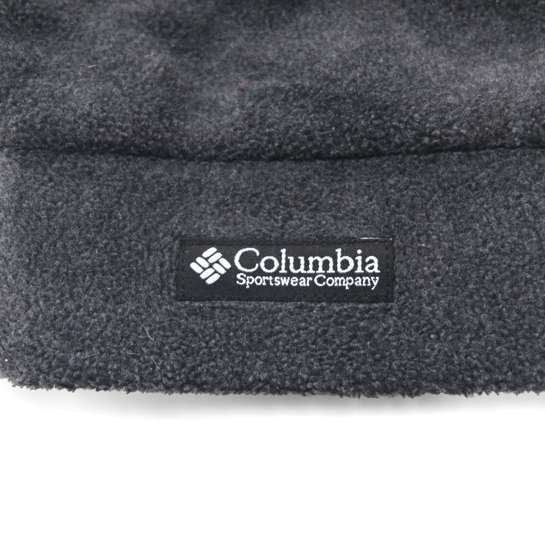 Columbia 90年代 フリース ビーニー ニット帽 グレー ポリエステル CU8205