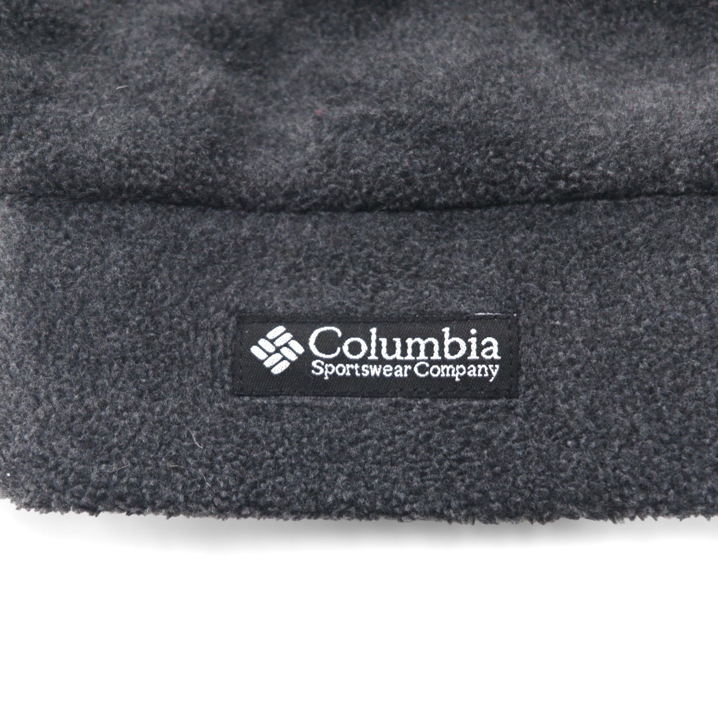 Columbia 90年代 フリース ビーニー ニット帽 グレー ポリエステル CU8205