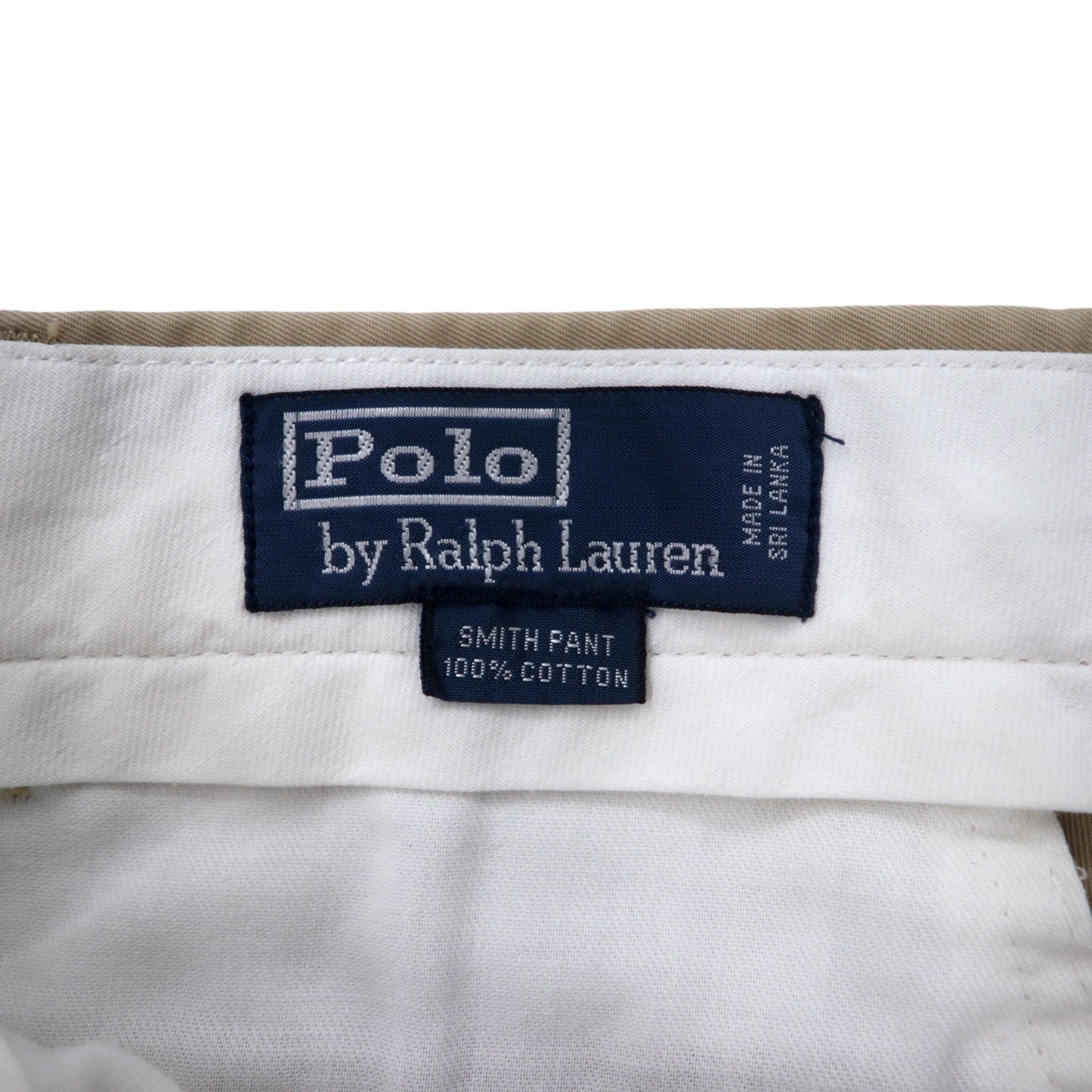 Polo by Ralph Lauren チノパンツ 30 ベージュ コットン SMITH PANT スリランカ製