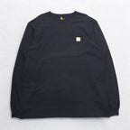Carhartt Original Fit Long Sleeve T-Shirt Long TL TALL ORIGINAL FIT Black Cotton