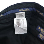 Brooks Brothers ADVANTAGE CHINO ELLIOT 2タック ワイド チノパンツ M ネイビー コットン