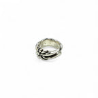 Vintage Silver Ring 花 フラワー クロス フローラル リング 指輪 17号 シルバー SILVER 925