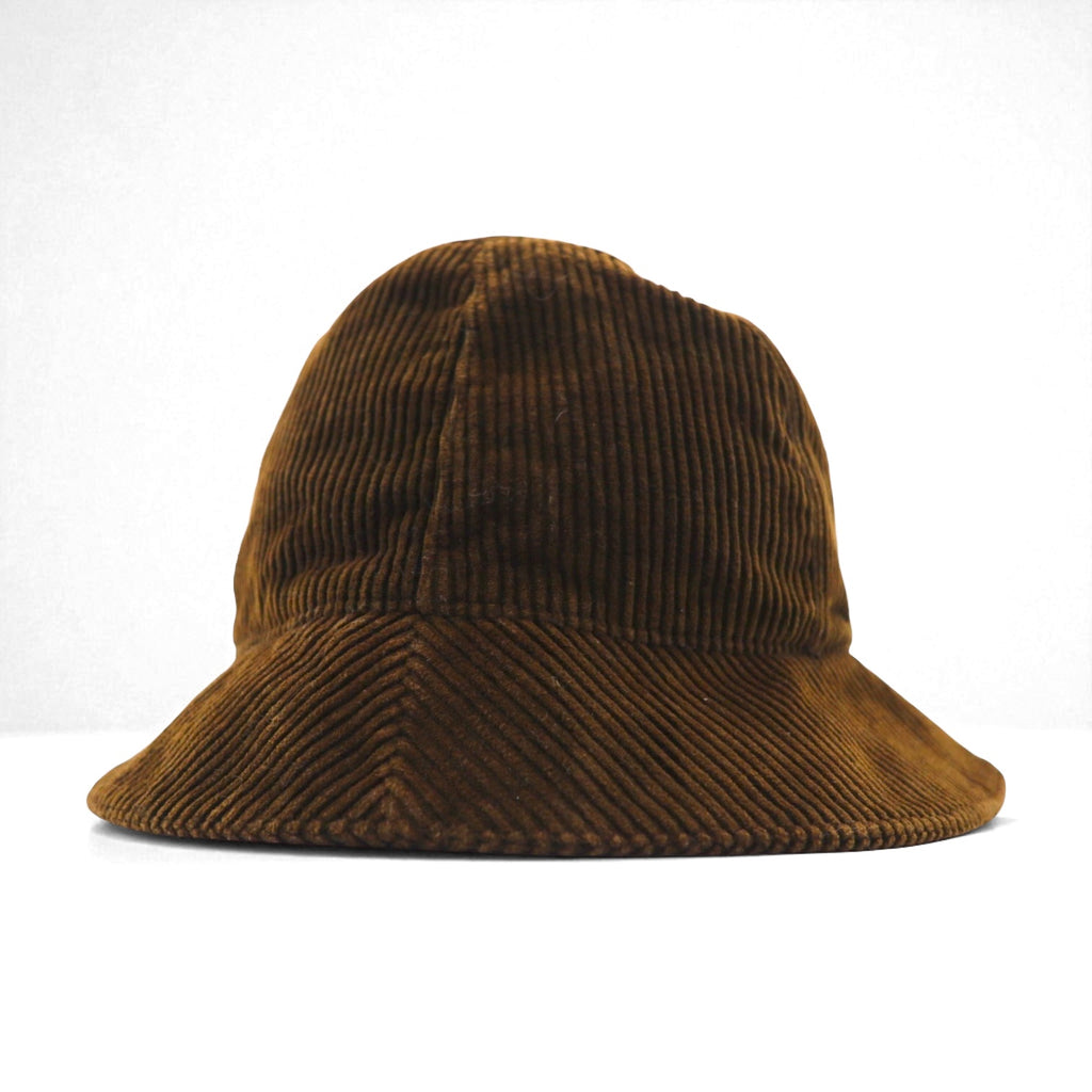 Polo by Ralph Lauren 90s Corduroy Bucket Hat, Size S/M, Brown, Cotton