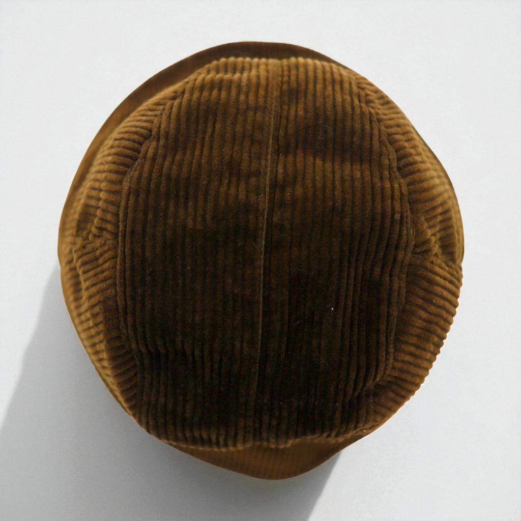 Polo by Ralph Lauren 90s Corduroy Bucket Hat, Size S/M, Brown, Cotton