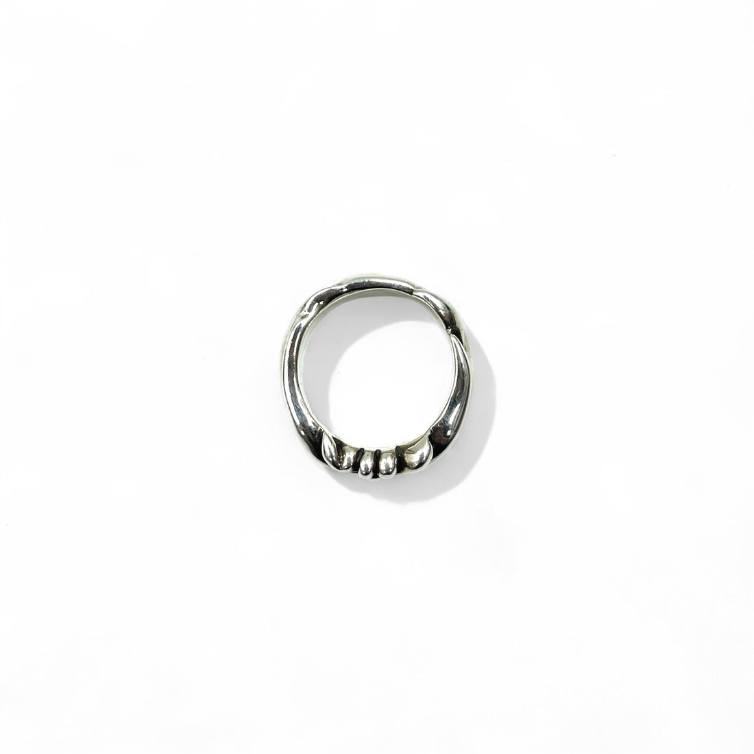 Vintage Silver Ring 花 フラワー クロス フローラル リング 指輪 17号 シルバー SILVER 925