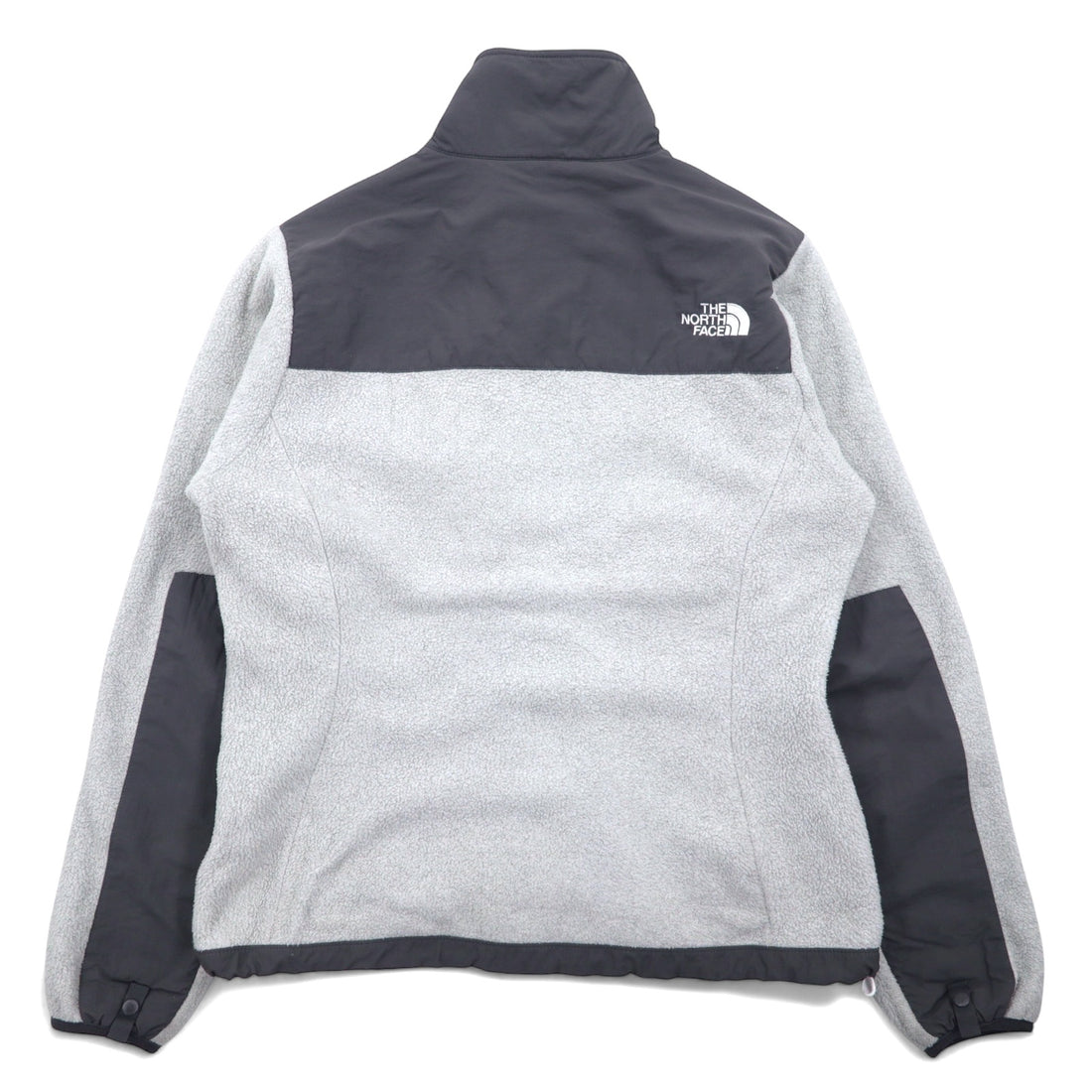 THE NORTH FACE デナリジャケット POLARTEC ポーラテック フリースジャケット S グレー ポリエステル ロゴ 刺繍