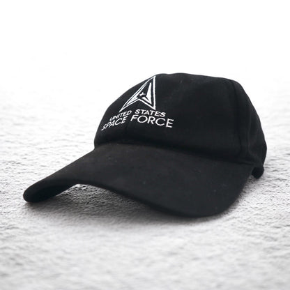 USA製 SPACE FORCE 米国宇宙軍 ベースボールキャップ FREE ブラック コットン ミリタリー