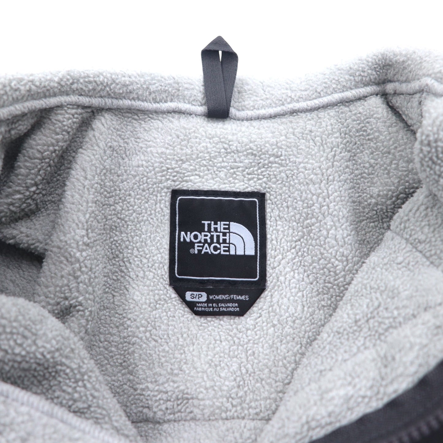 THE NORTH FACE デナリジャケット POLARTEC ポーラテック フリースジャケット S グレー ポリエステル ロゴ 刺繍