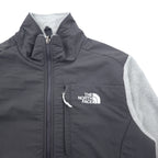 THE NORTH FACE デナリジャケット POLARTEC ポーラテック フリースジャケット S グレー ポリエステル ロゴ 刺繍