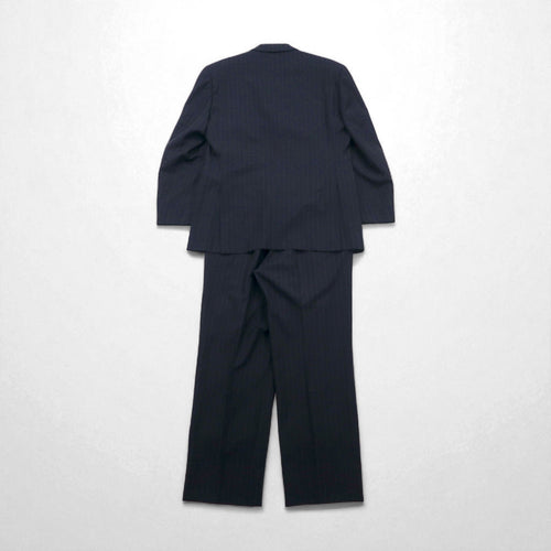 Brooks Brothers 3B スーツ セットアップ M ネイビー ストライプ ウール 日本製