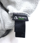 THE NORTH FACE デナリジャケット POLARTEC ポーラテック フリースジャケット S グレー ポリエステル ロゴ 刺繍