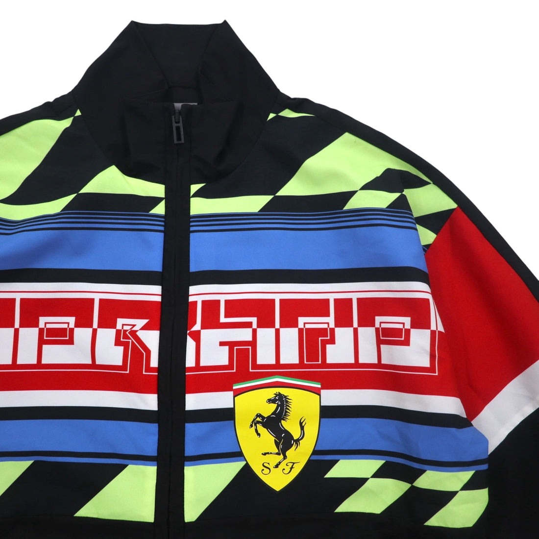 PUMA x Ferrari Street Woven Nylon Jacket Jersey L Black Street Woven Jacket 596137-02