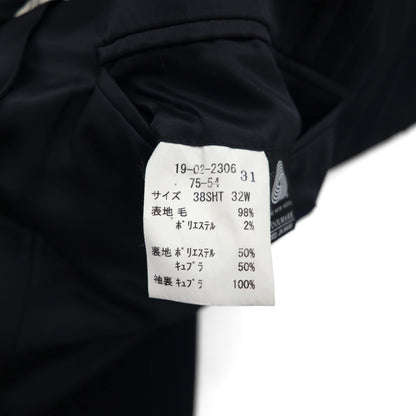 Brooks Brothers 3B Suit Set, Size M, Navy Striped Wool, Made in Japan