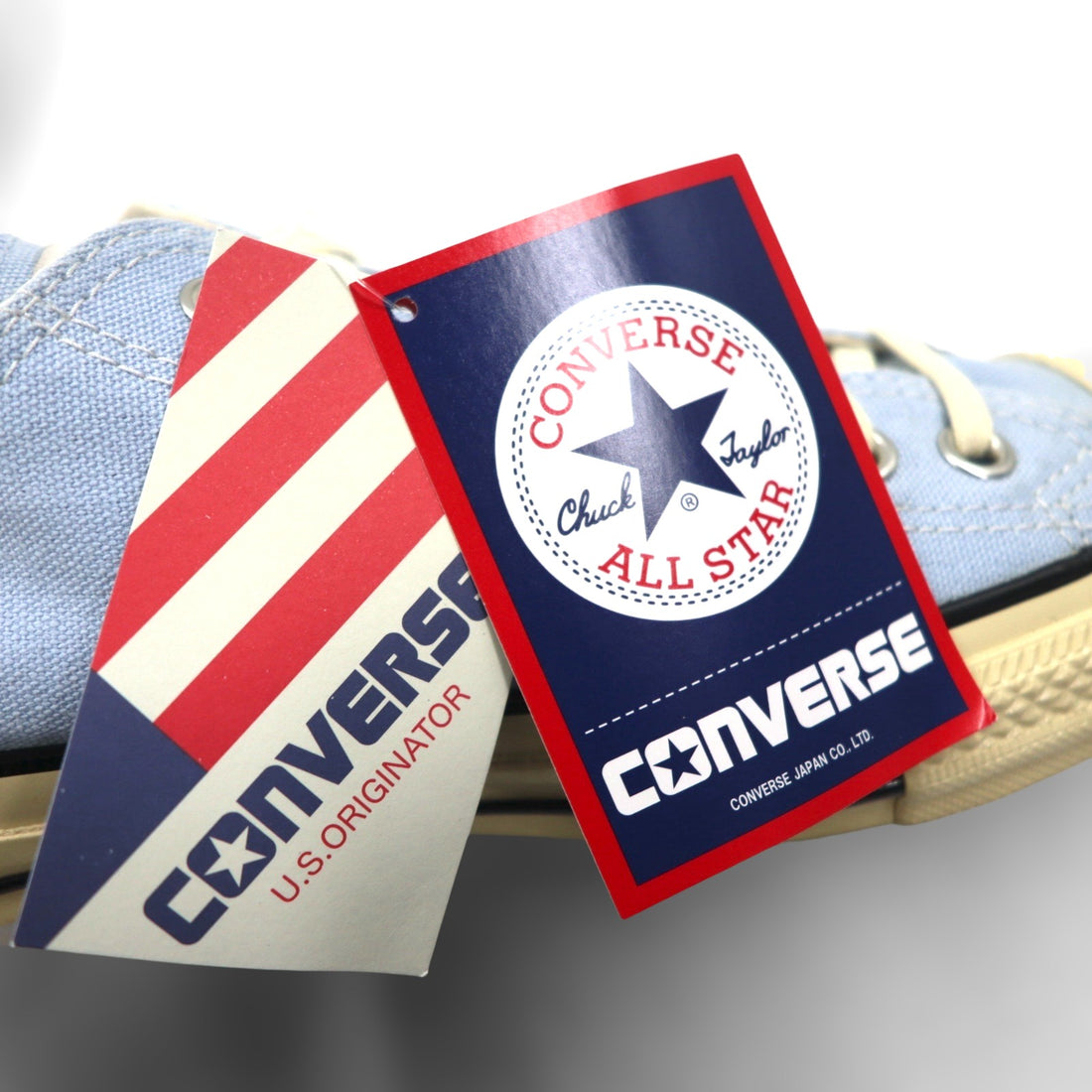 CONVERSE ALL STAR U.S. ORIGINATOR Aged Colors OX Sneakers, Size 27cm, Blue Canvas, 1SE147, Unused
