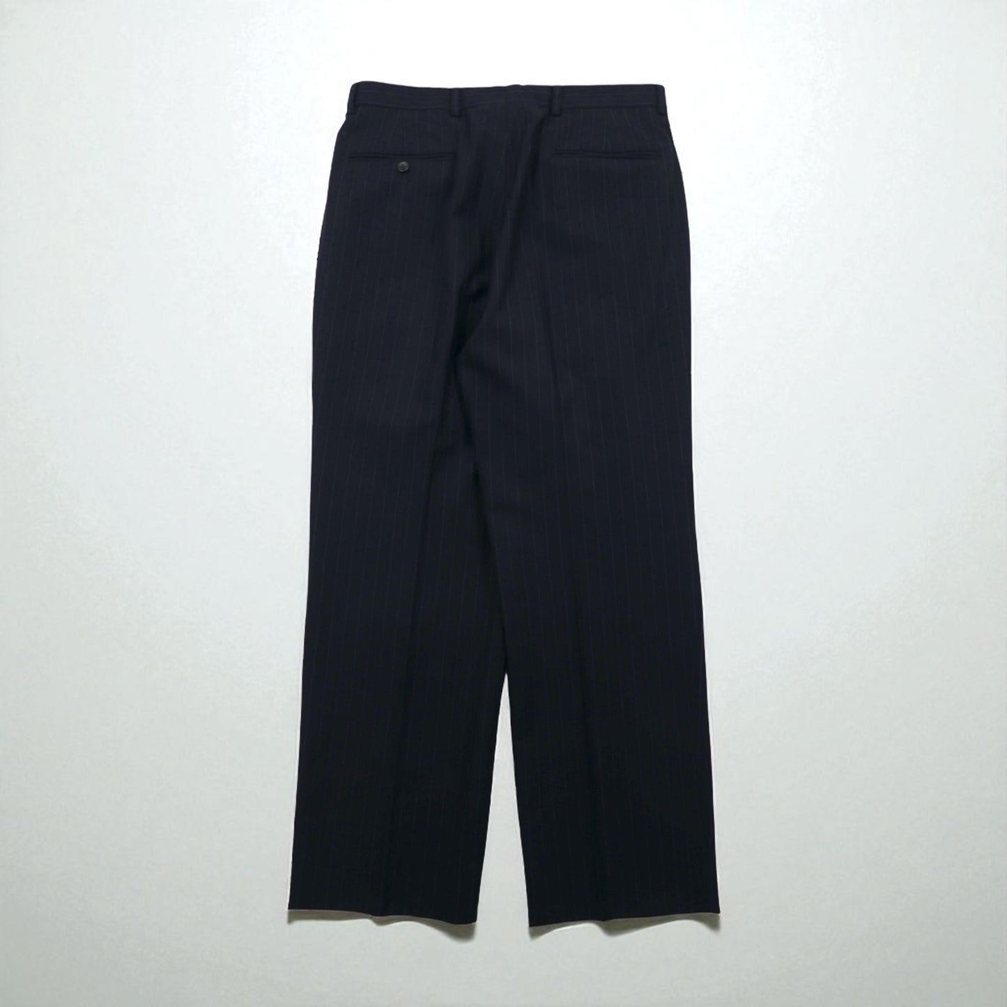 Brooks Brothers 3B Suit Set, Size M, Navy Striped Wool, Made in Japan