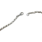 GUCCI Trademark Coin Charm Necklace Pendant Silver 925 Round