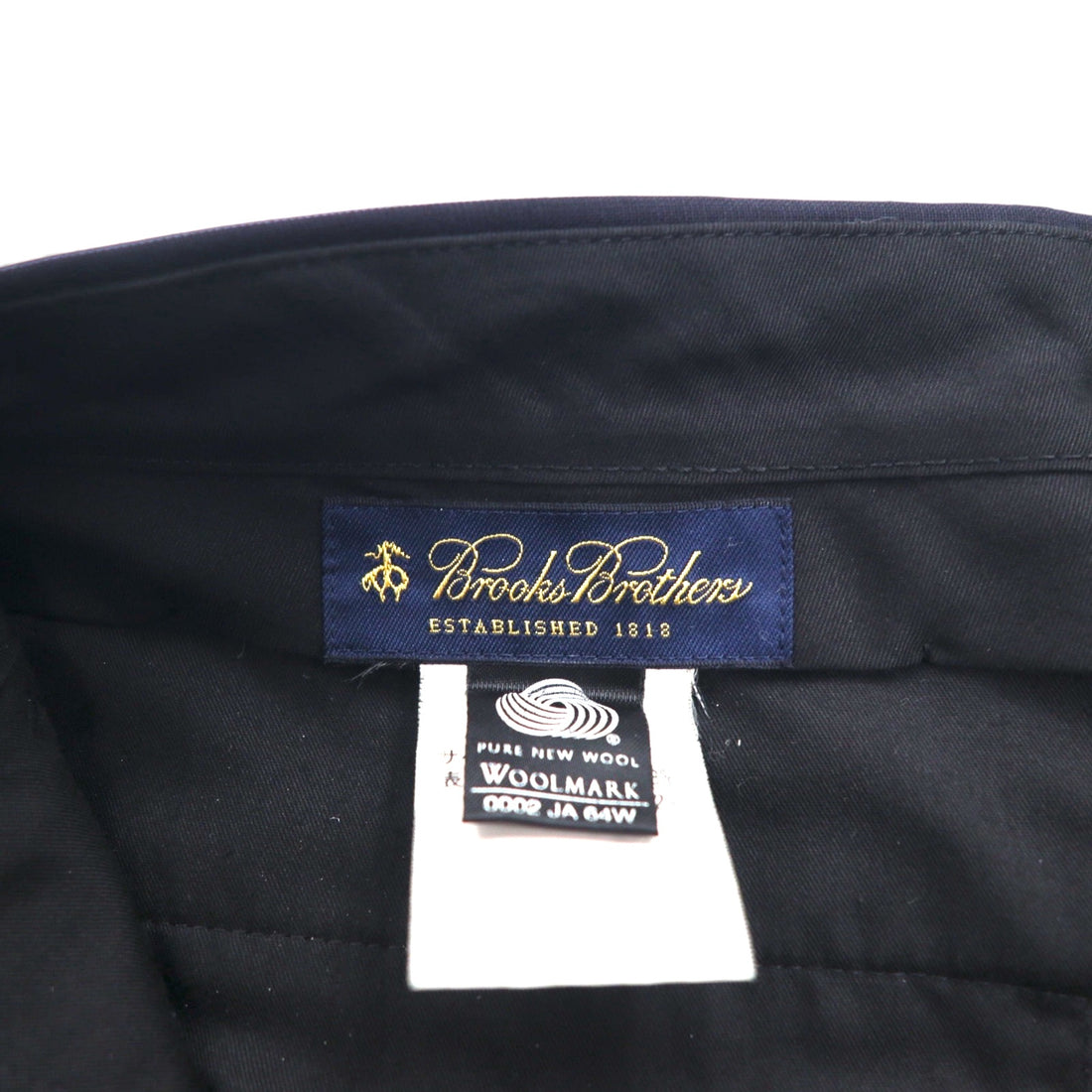 Brooks Brothers 3B Suit Set, Size M, Navy Striped Wool, Made in Japan