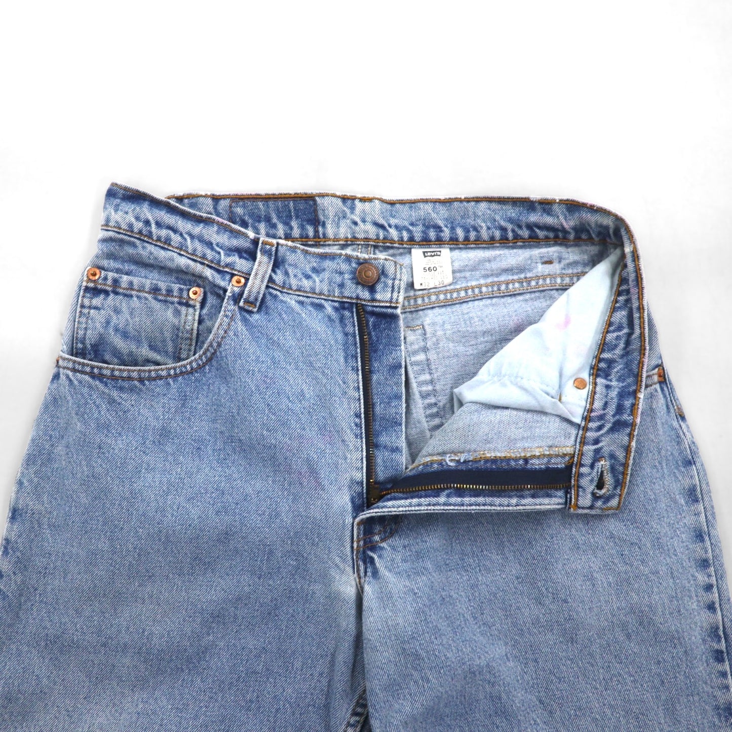 Levi's 90年代 USA製 560 ルーズフィット テーパード デニムパンツ M インディゴ ブルー ジッパーフライ 560-4891
