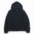 Champion Reverse Weave Pullover Hoodie M Black Cotton CWSN128