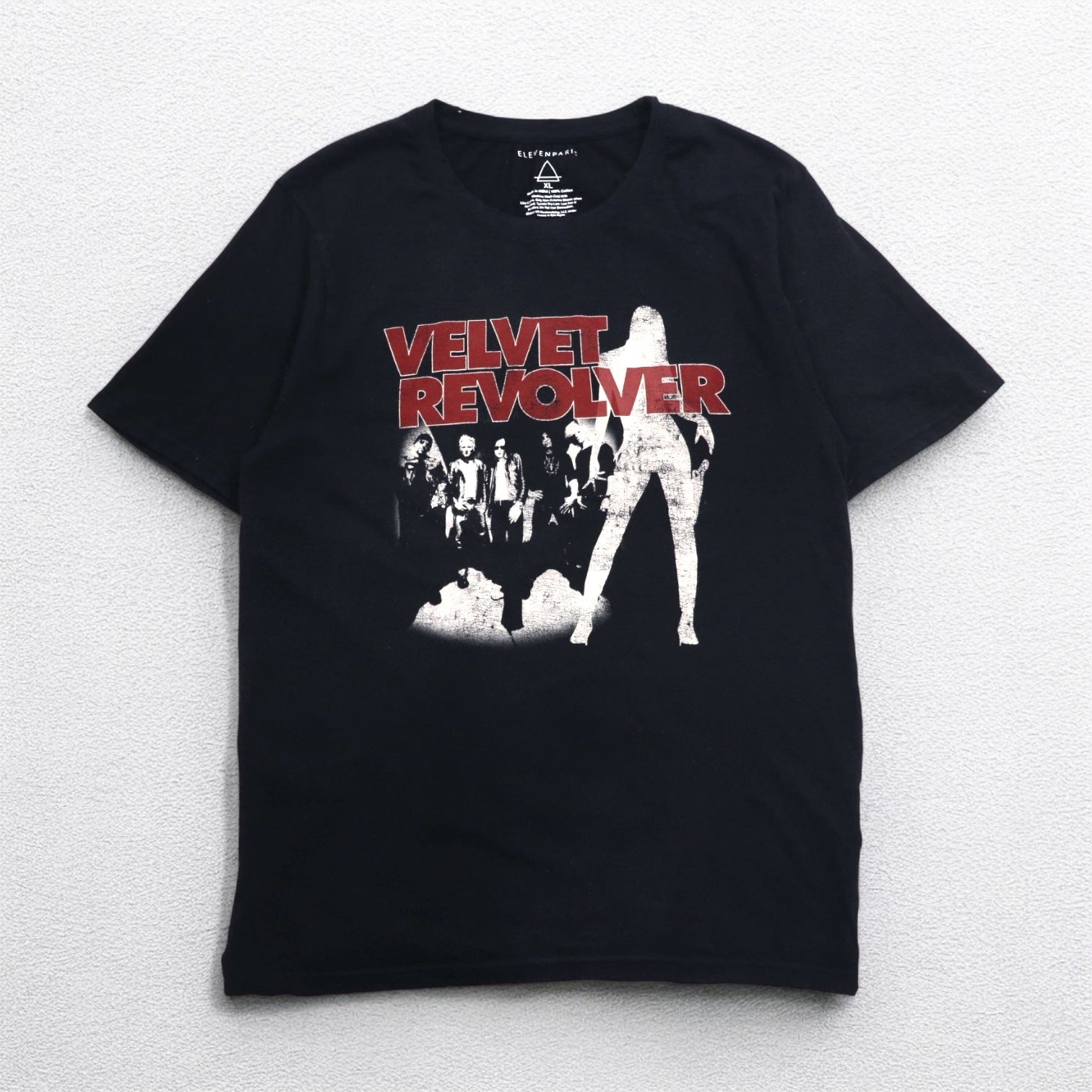 VELVET REVOLVER ヴェルヴェット リヴォルヴァー ロック バンド Tシャツ XL ブラック ELEVEN PARIS