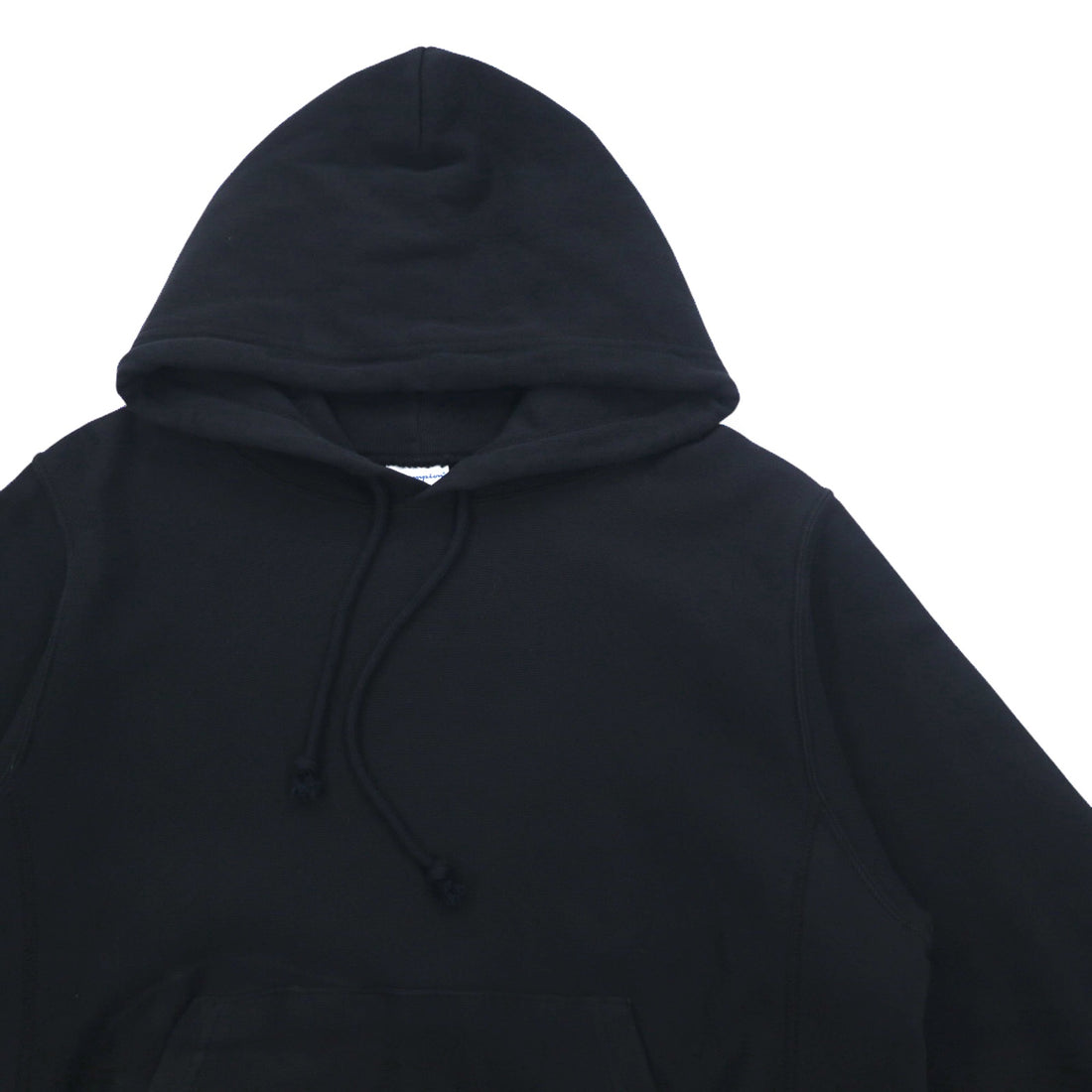 Champion Reverse Weave Pullover Hoodie M Black Cotton CWSN128