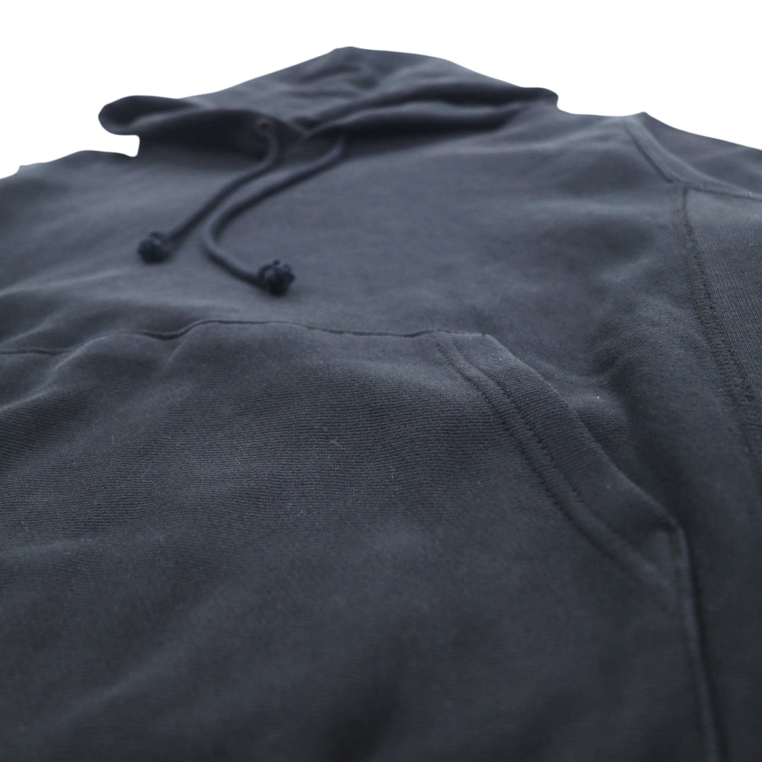 Champion Reverse Weave Pullover Hoodie M Black Cotton CWSN128