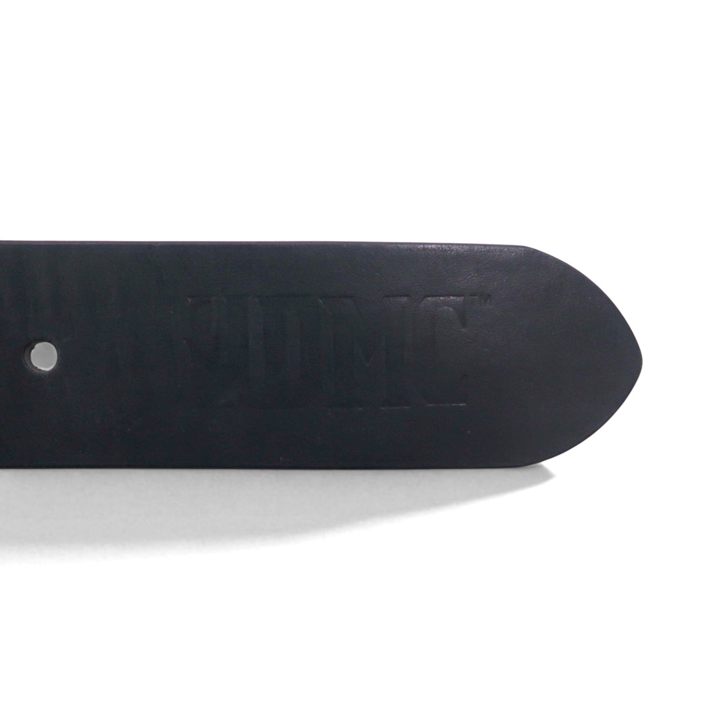 HARLEY DAVIDSON レザー ベルト 38 ブラック 牛革 シルバー メタル バックル 97806-18VM