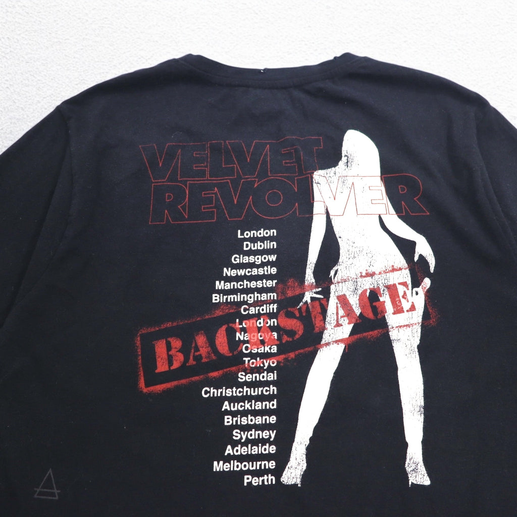 VELVET REVOLVER ヴェルヴェット リヴォルヴァー ロック バンド Tシャツ XL ブラック ELEVEN PARIS