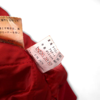 Vintage 80s Varsity Jacket FANCY BALL レザー切替 スタジャン L ウール フード着脱式 80年代