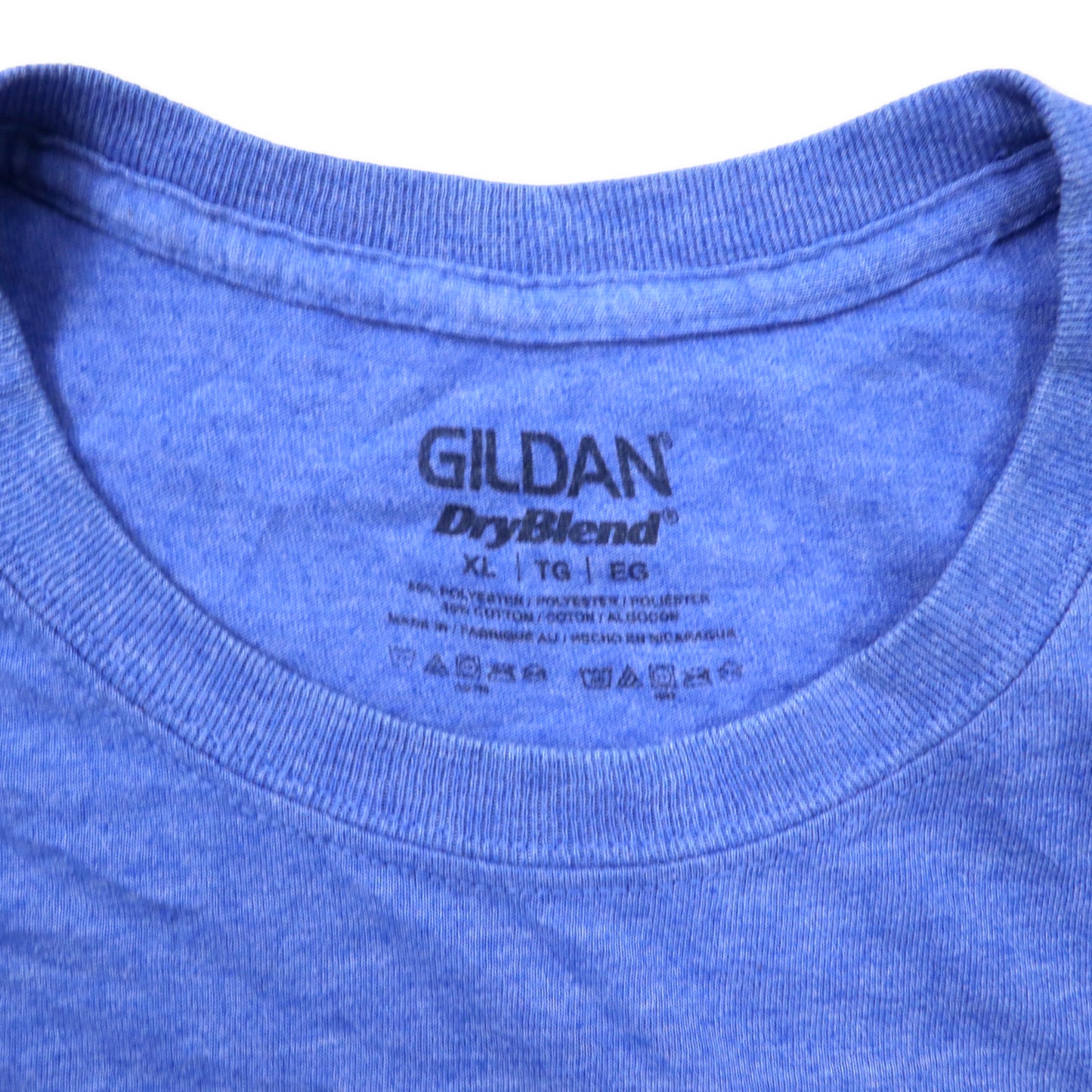 GILDAN レーシングカー プリントTシャツ XL ブルー コットン KASEY KAHNE 両面プリント ビッグサイズ
