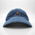 Polo Ralph Lauren デニム ベースボール キャップ ブルー コットン スモールポニー刺繡