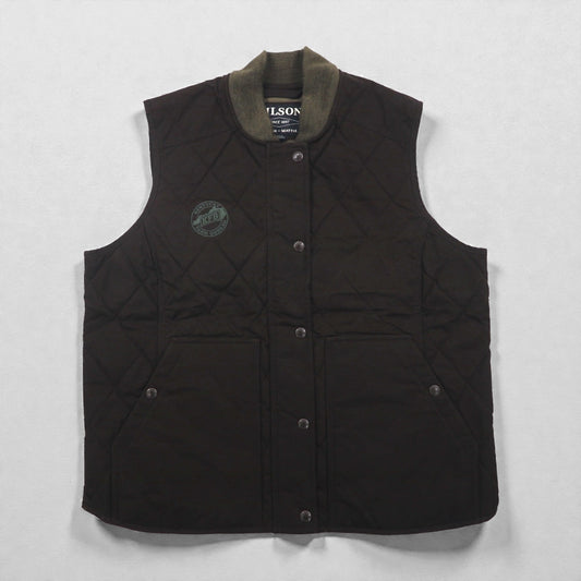 FILSON キルテッドフィールドベスト XL 中綿 キルティング ダブルジップ マルチポケット 20067997