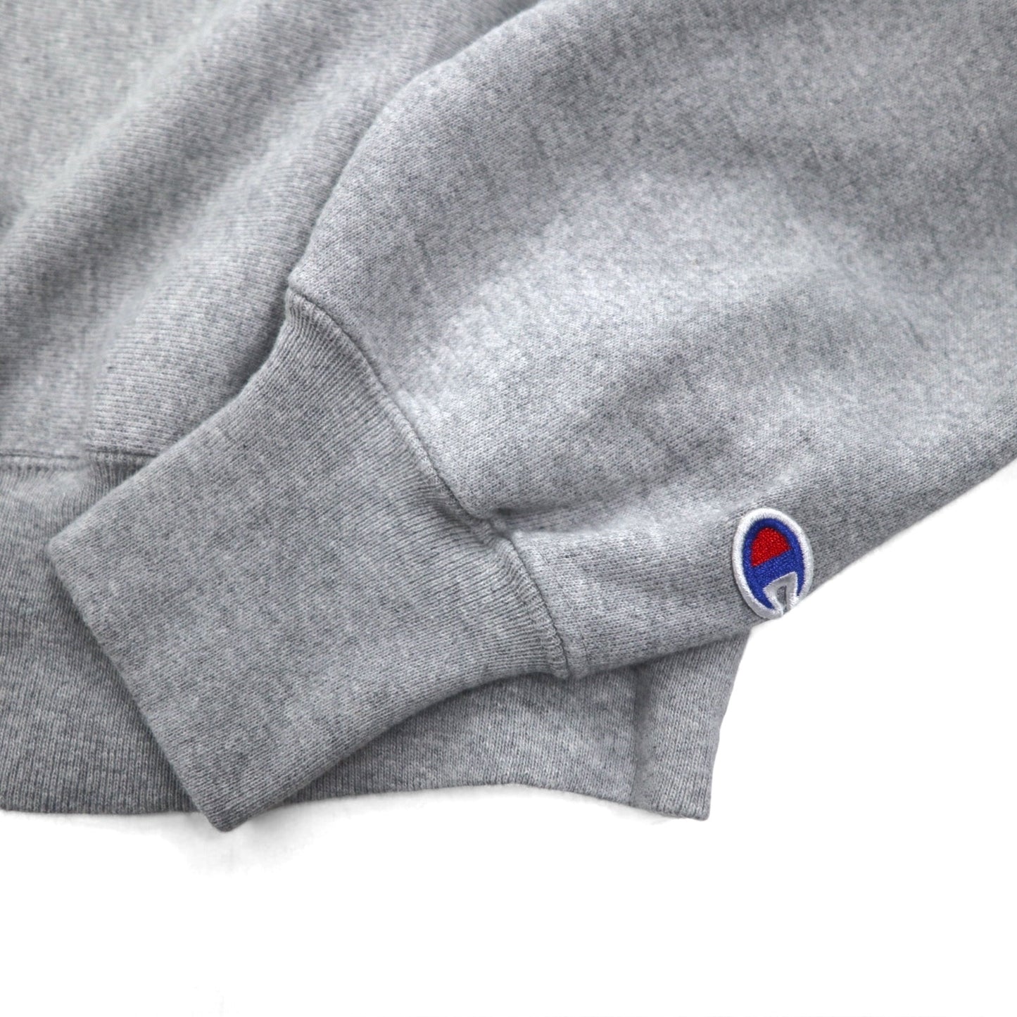 Champion プレミアム リバースウィーブ PREMIUM REVERSE WEAVE スウェット L グレー 裏起毛 カレッジプリント ST. MARY BASEBALL 3段プリント アーチロゴ エルサルバドル製