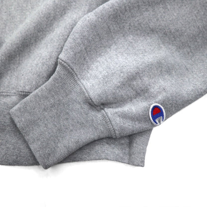 Champion プレミアム リバースウィーブ PREMIUM REVERSE WEAVE スウェット L グレー 裏起毛 カレッジプリント ST. MARY BASEBALL 3段プリント アーチロゴ エルサルバドル製