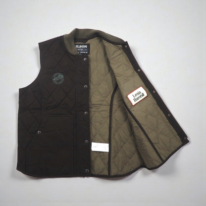 FILSON キルテッドフィールドベスト XL 中綿 キルティング ダブルジップ マルチポケット 20067997