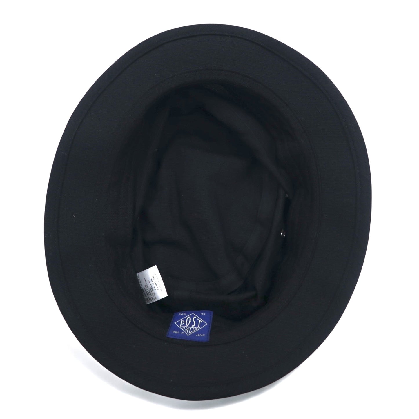 POST O'ALLS ツイル バケットハット FREE ブラック 1972-RBL Bucket 2 ribby twill black 日本製