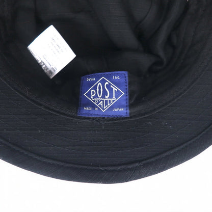 POST O'ALLS ツイル バケットハット FREE ブラック 1972-RBL Bucket 2 ribby twill black 日本製