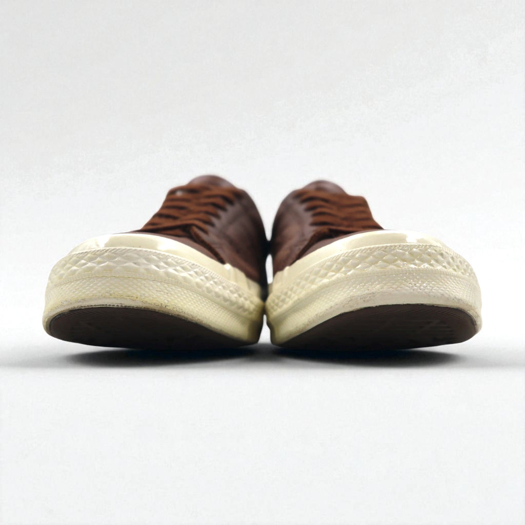 CONVERSE レザー ワンスター ONE STAR スニーカー 27cm ブラウン 157744C
