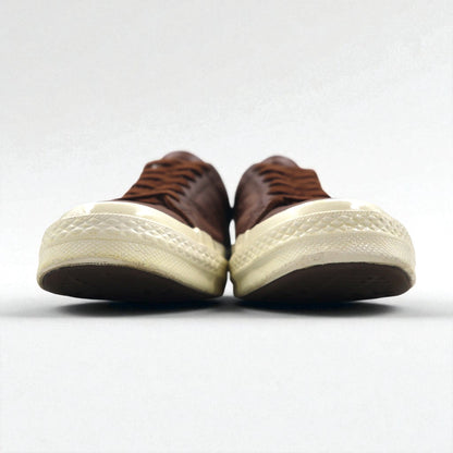 CONVERSE Leather One Star Sneakers, Size 27cm, Brown, 157744C