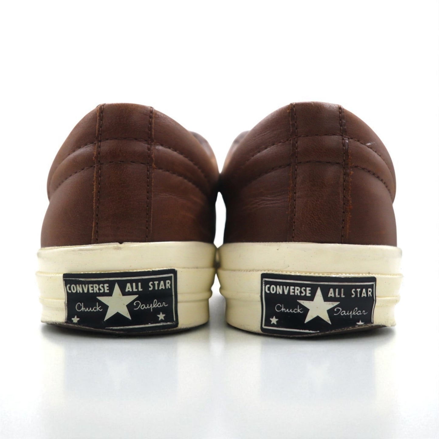 CONVERSE Leather One Star Sneakers, Size 27cm, Brown, 157744C