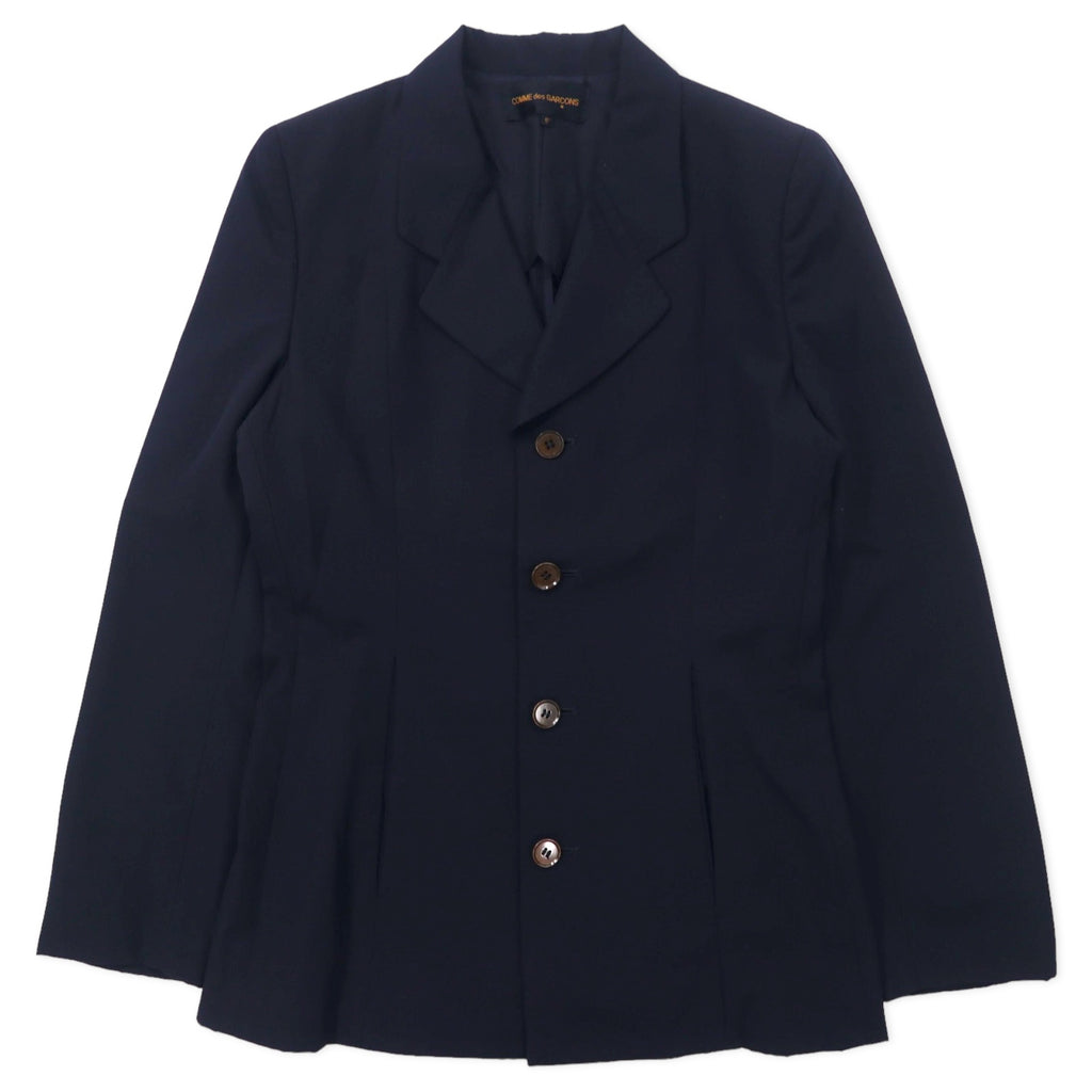 COMME des GARCONS 90s 4B Tailored Jacket S Navy Wool GJ-11052S Made in Japan