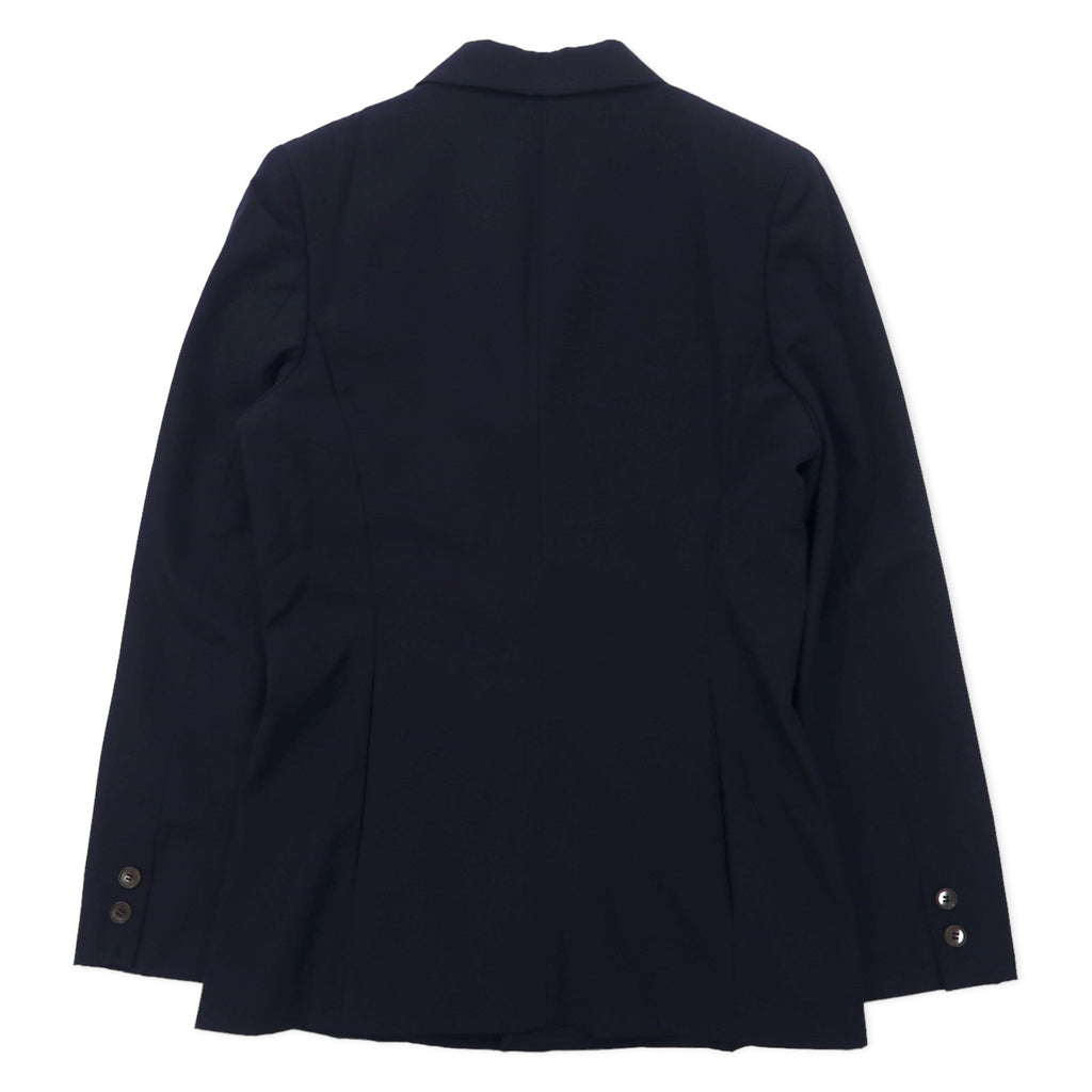 日本然リトテ-古着オンライン-COMME des GARCONS 90年代 4B テーラードジャケット S ネイビー ウール GJ-11052S 日本製-COMME des GARCONS 90's 4B Tailored Jacket S Navy Wool GJ-11052S Japan Made