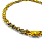 CELINE ヴィンテージ チェーン ネックレス チョーカー ゴールド シルバー トリオンフ