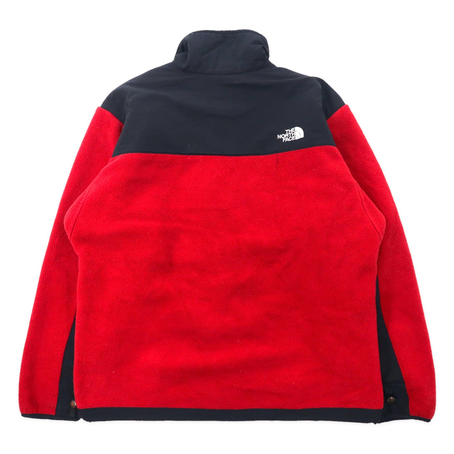 USA MADE THE NORTH FACE FLEECE Jacket M Red Black Polyester