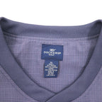 DOCKERS (Levi's) Waterproof Nylon Pullover Jacket, Size XL, Gray Check, Rayon and Polyester