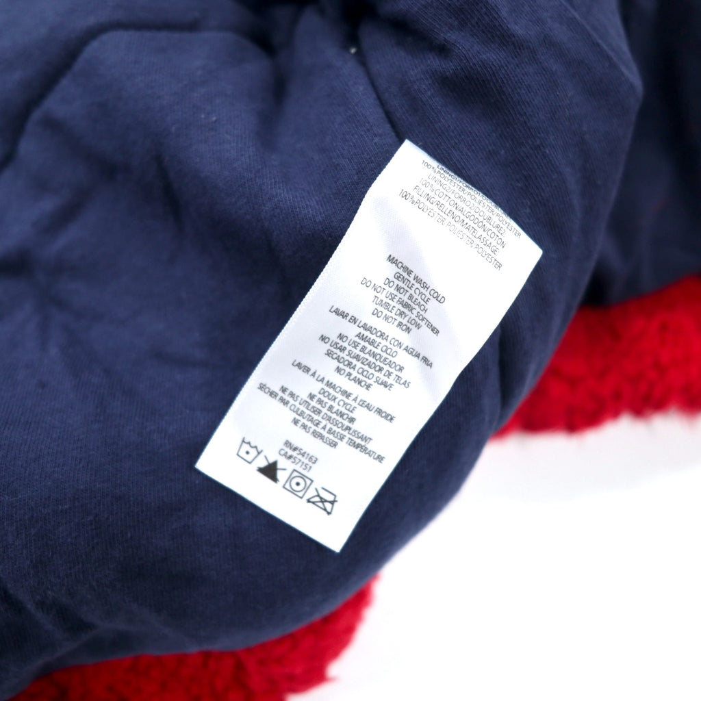 TOMMY HILFIGER SPORT Sherpa Fleece Jacket M Navy White Red Tricolor Color Polyester